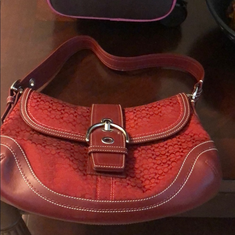 Brand new Coach Red signature bag